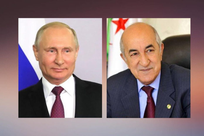 Putin, Cezayir Cumhurbaşkanı Tebbun ile Libya meselesini görüştü